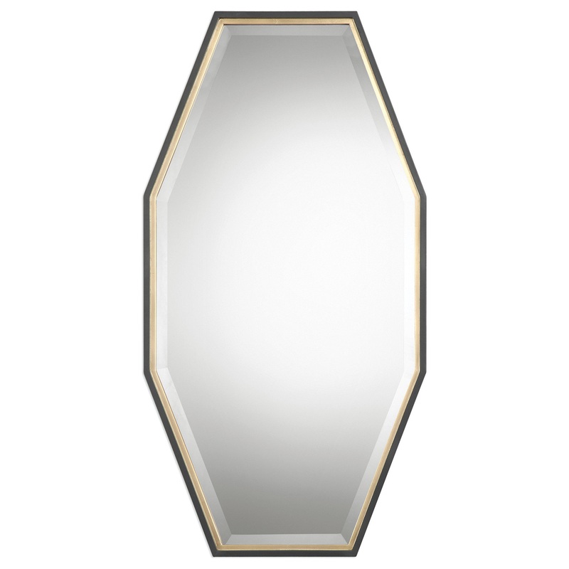 Uttermost Savion Gold Octagon Mirror – Contemporary – Wall Mirrors – by Buildcom
